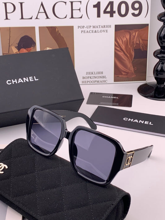 Chanel CH87004 Oversized Black Lens Sunglasses for Men & Women