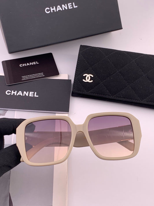 Chanel CH87004 Oversized Red Lens Sunglasses for Men & Women