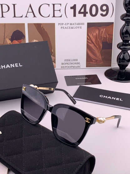 Chanel CH4231 Oversized Black Lens Sunglasses for Men & Women - 493593