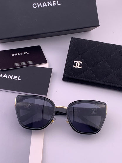 Chanel CH6991 Polarized Round Black Lens Sunglasses for Women - 493596 - detail image 5