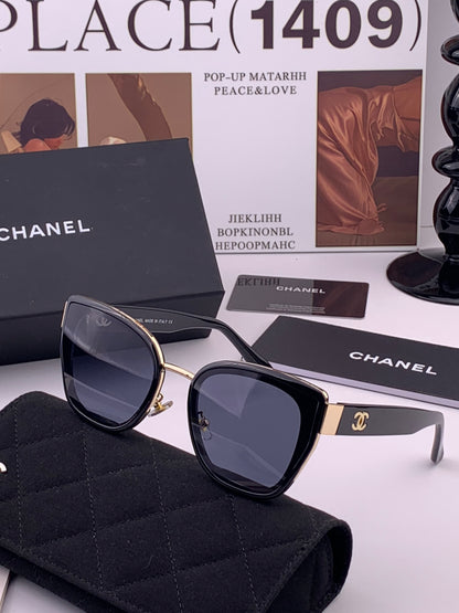 Chanel CH6991 Polarized Round Black Lens Sunglasses for Women - 493596 - detail image 2