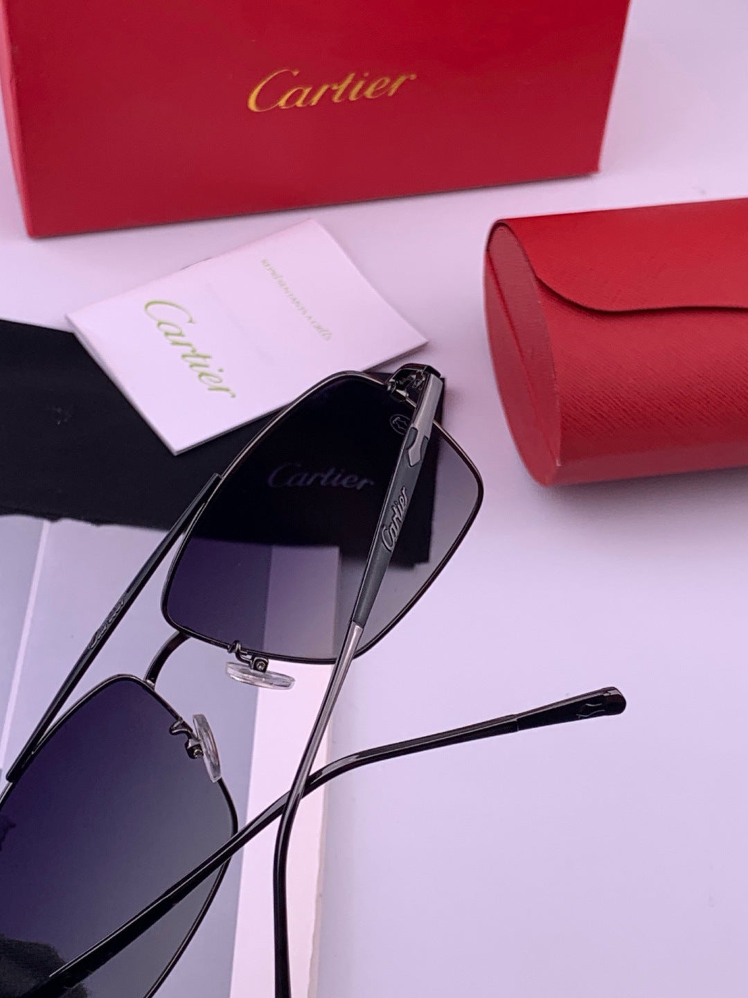 Cartier CK8100 Polarized Fashion Gold Lens Sunglasses for Men & Women - 487340 - detail image 4