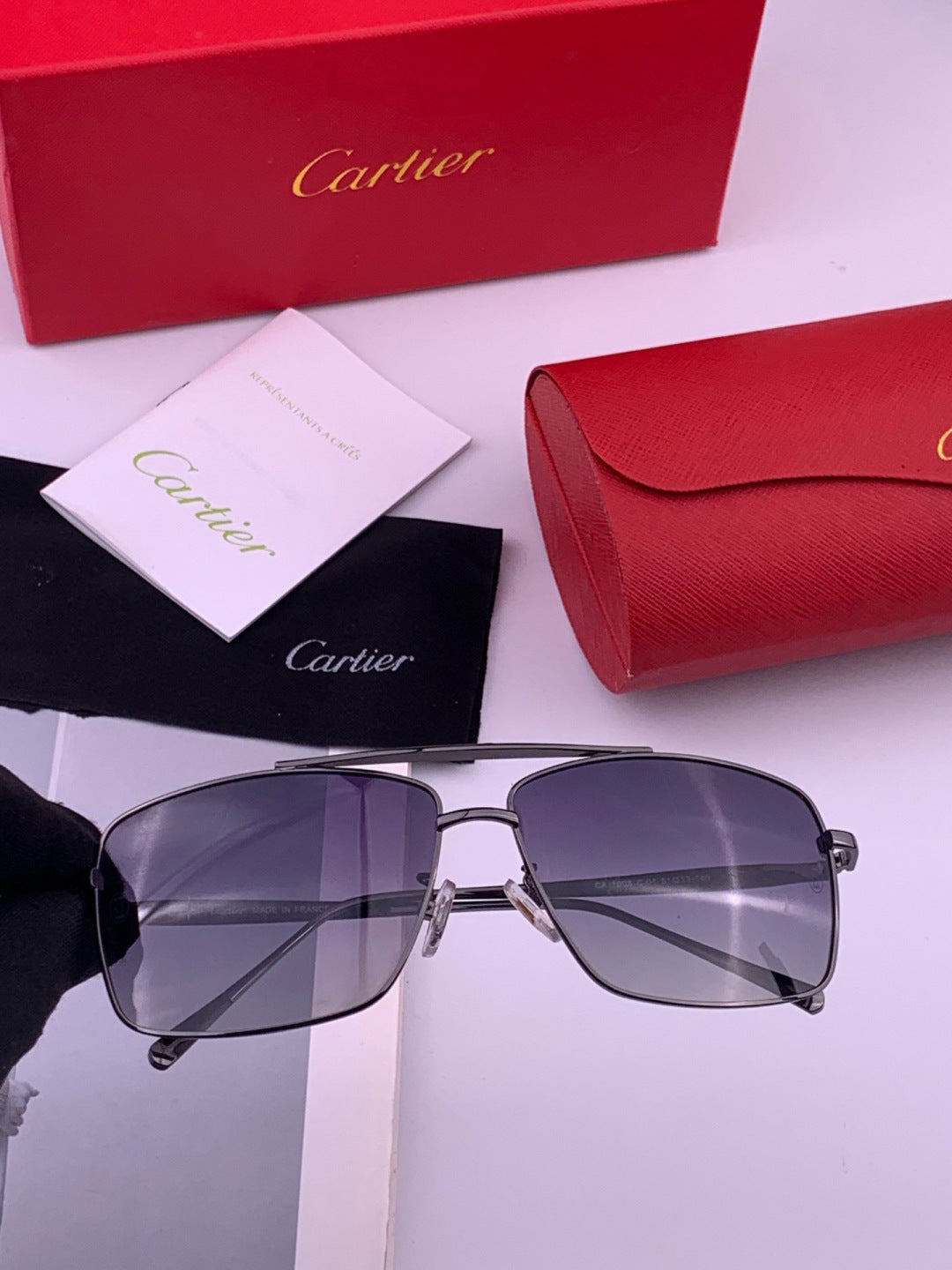 Cartier CK8100 Polarized Fashion Gold Lens Sunglasses for Men & Women - 487340