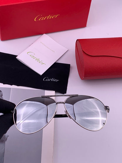 Cartier CK1080 Polarized Fashion Gold Lens Sunglasses for Men & Women