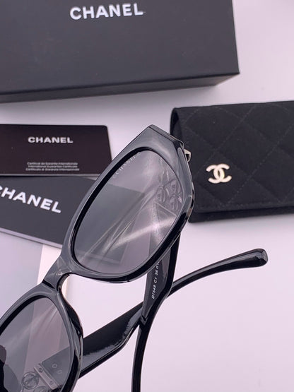 Chanel CH8754 Polarized Fashion Black Lens Sunglasses for Men & Women - detail image 6
