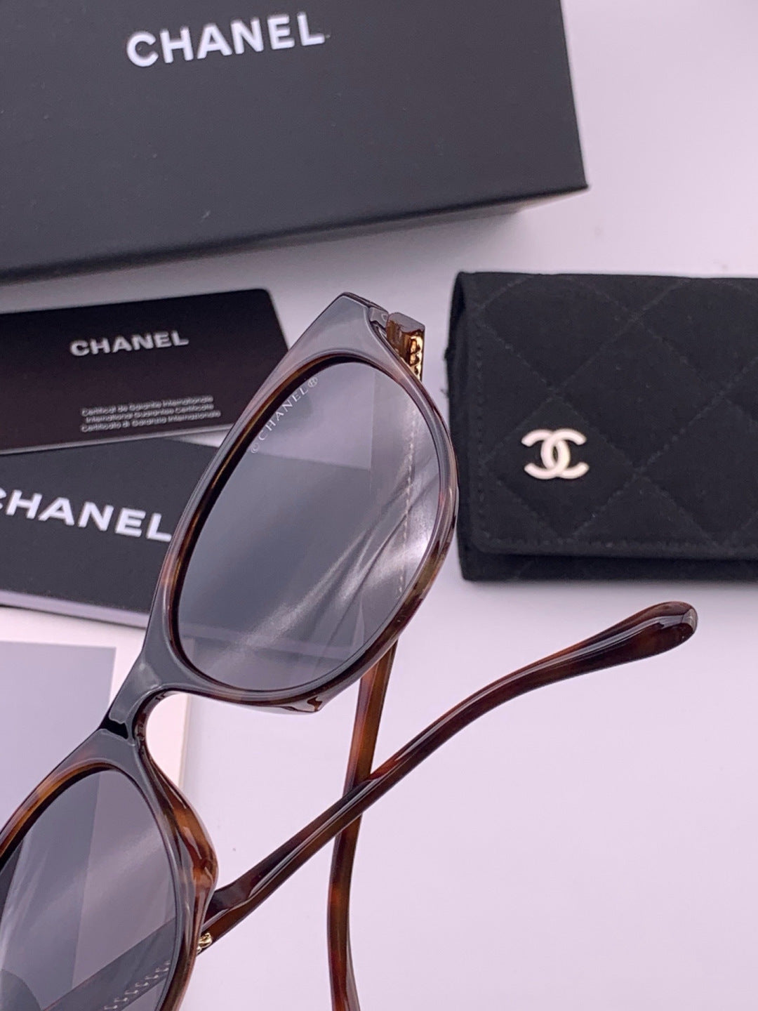 Chanel CH7821 Polarized Round Brown Lens Sunglasses for Men & Women - 493486 - detail image 4