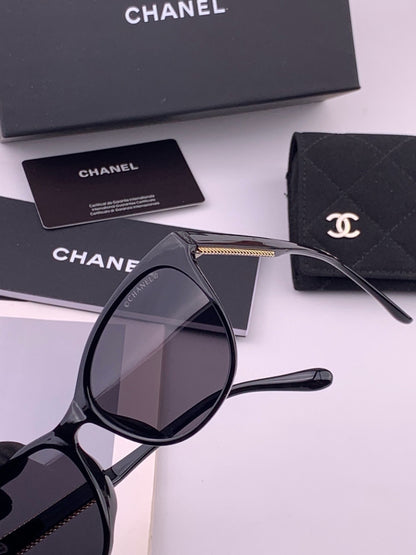 Chanel CH7821 Polarized Round Brown Lens Sunglasses for Men & Women - detail image 3