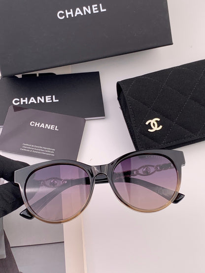 Chanel CH9787 Polarized Oversized Gray Lens Sunglasses for Men & Women