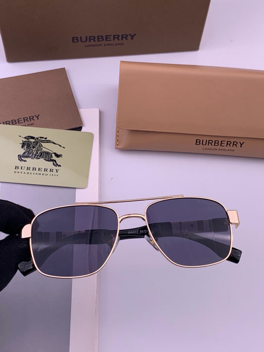 Burberry B201 Aviator Blue Lens Sunglasses for Men - 487476