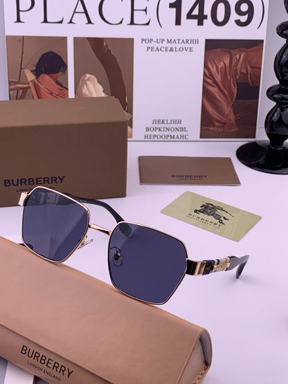 Burberry 101 Aviator Blue Lens Sunglasses for Men - 487479
