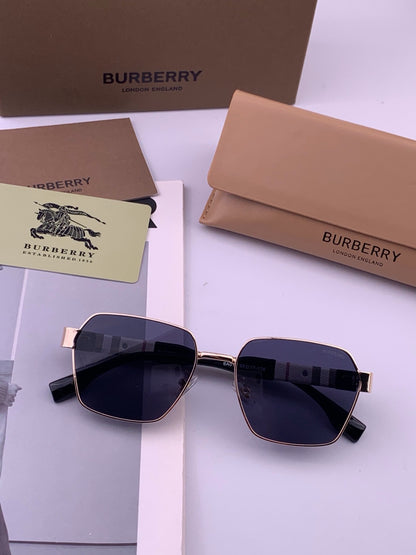 Burberry 101 Aviator Blue Lens Sunglasses for Men - detail image 6
