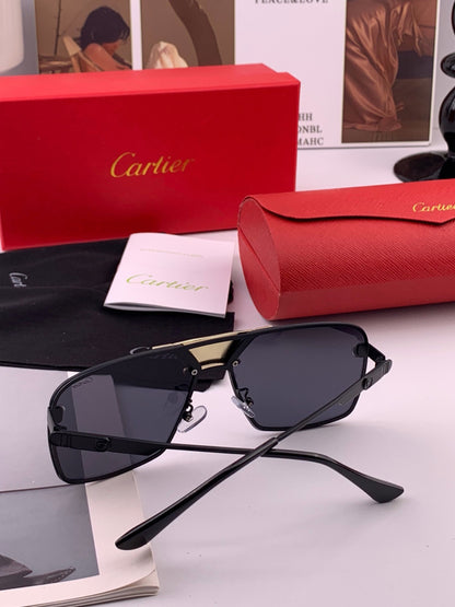 Cartier K11735 Fashion Black Lens Sunglasses for Men & Women - 487247 - detail image 4