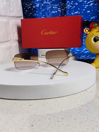 Cartier Fashion Silver Lens Sunglasses for Men & Women - 382743 - detail image 3