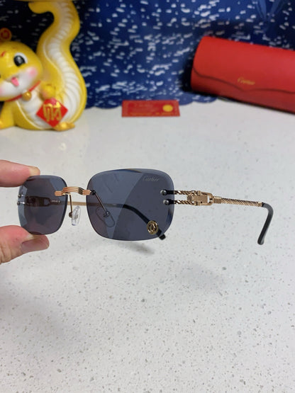 Cartier Fashion Blue Lens Sunglasses for Men & Women - 382784 - detail image 6