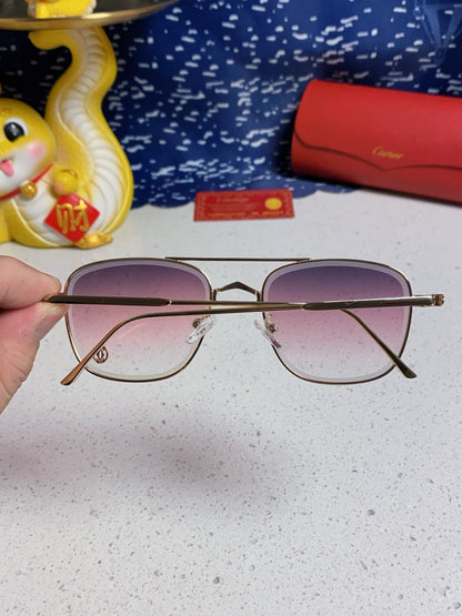 Cartier Aviator Silver Lens Sunglasses for Men & Women - 382786 - detail image 5