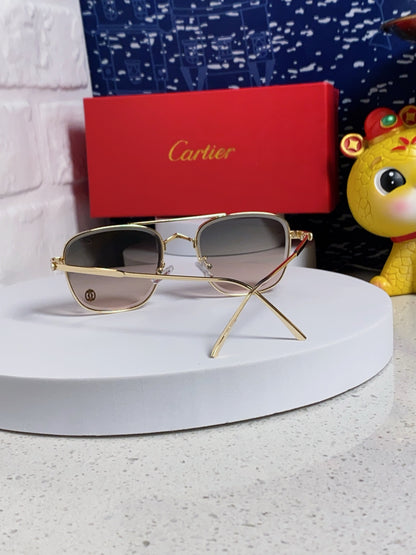 Cartier Aviator Silver Lens Sunglasses for Men & Women - 382787 - detail image 3