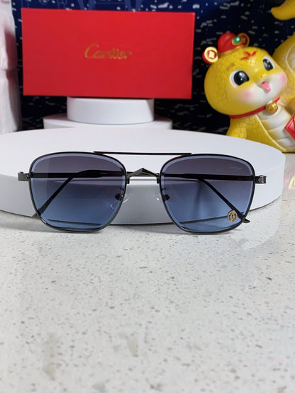 Cartier Aviator Silver Lens Sunglasses for Men & Women - 382788 - detail image 8