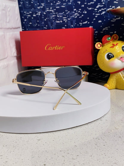Cartier Aviator Blue Lens Sunglasses for Men & Women - 382790 - detail image 3