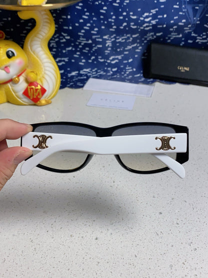 Celine Oversized Silver Lens Sunglasses for Women - detail image 5
