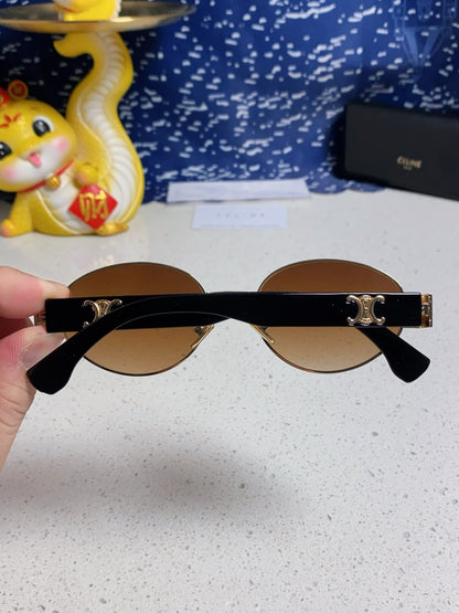 Celine Round Brown Lens Sunglasses for Men & Women - 398833 - detail image 5