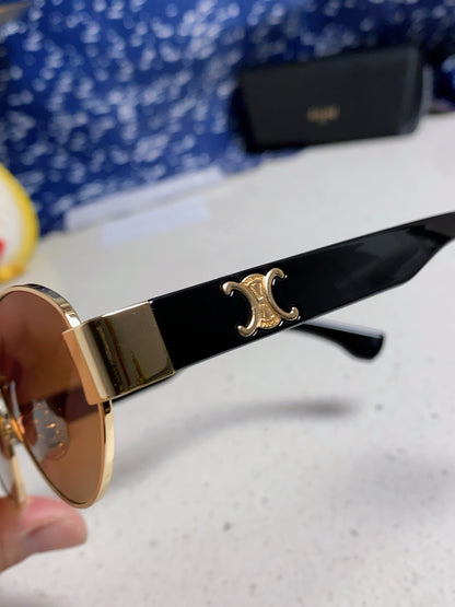 Celine Round Brown Lens Sunglasses for Men & Women - 398833 - detail image 7