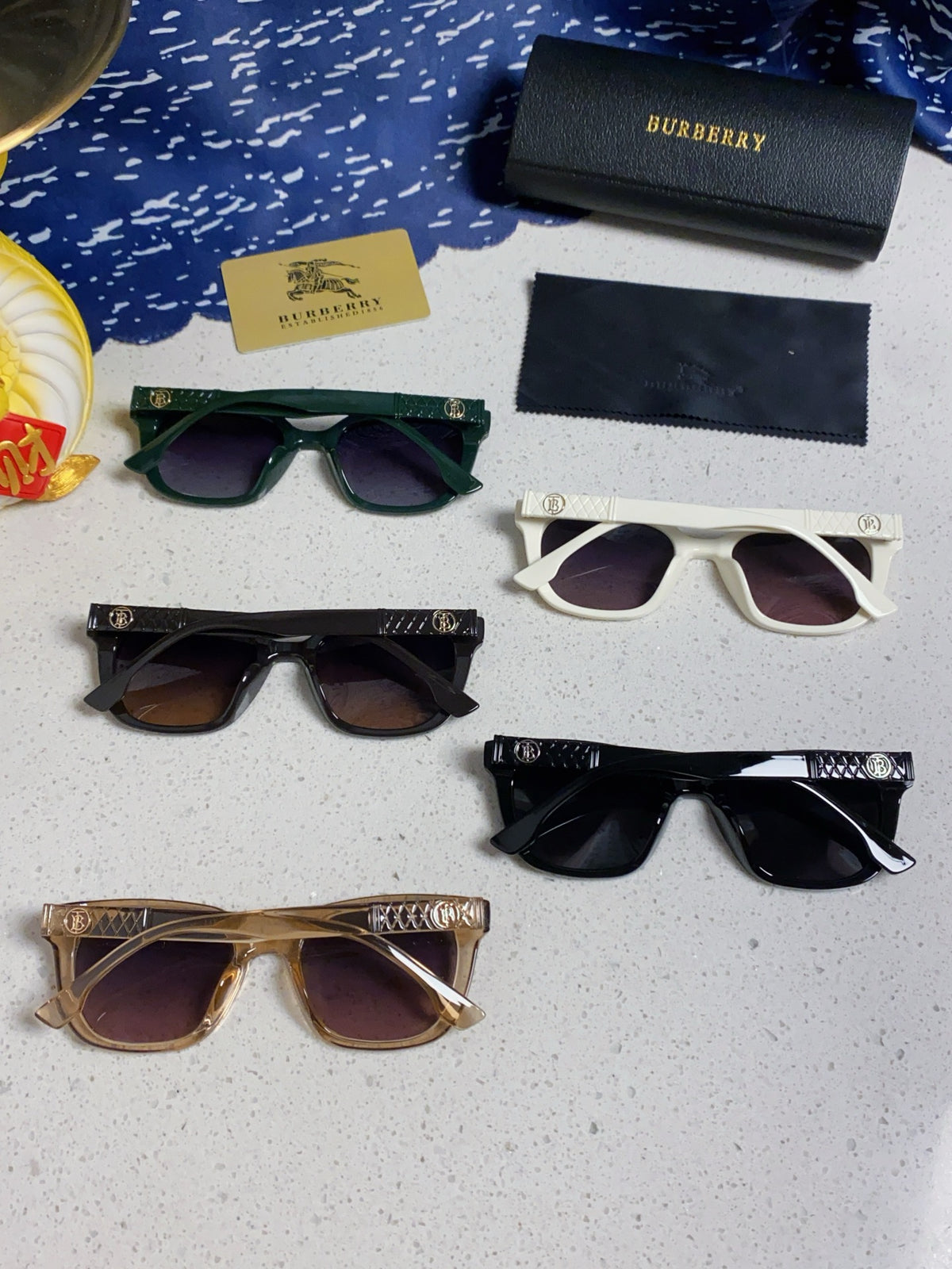 Burberry Polarized Fashion Silver Lens Sunglasses for Men & Women - 399111 - detail image 10