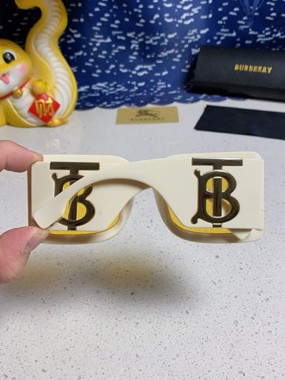 Burberry Oversized Orange Lens Sunglasses for Men & Women - 416030 - detail image 5
