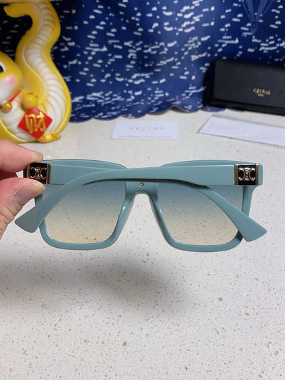 Celine Polarized Square Silver Lens Sunglasses for Men & Women - detail image 5