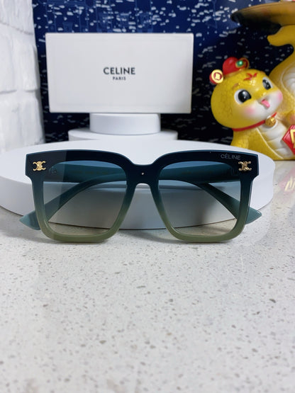 Celine Polarized Square Silver Lens Sunglasses for Men & Women - detail image 9