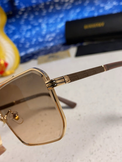 Burberry Polarized Metal Square Brown Lens Sunglasses for Men & Women - 465935 - detail image 7