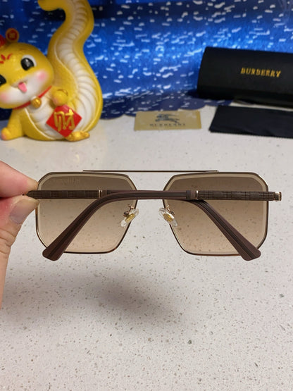 Burberry Polarized Metal Square Brown Lens Sunglasses for Men & Women - 465935 - detail image 5