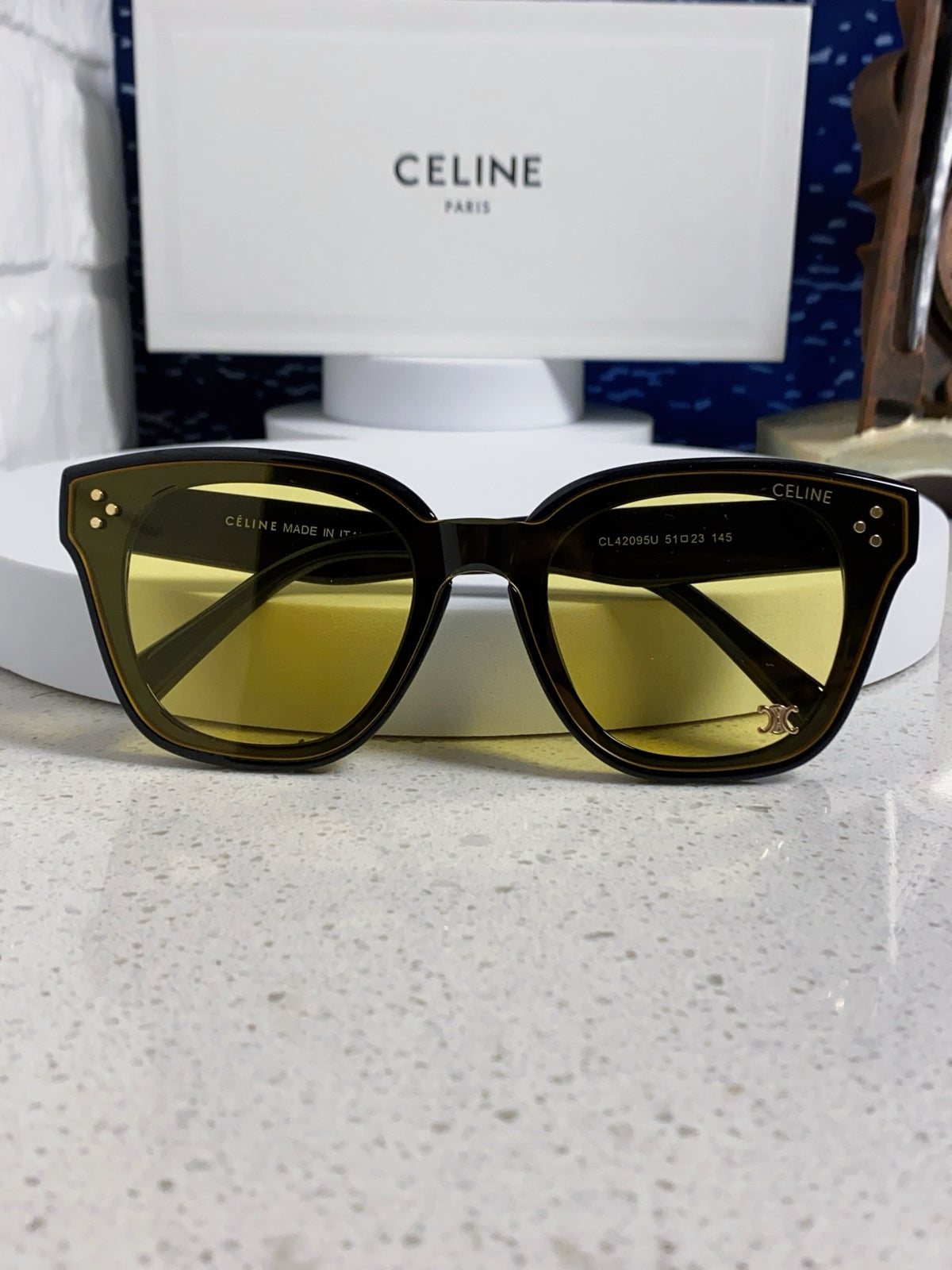 Celine Square Brown Lens Sunglasses for Men & Women - 432017 - detail image 9