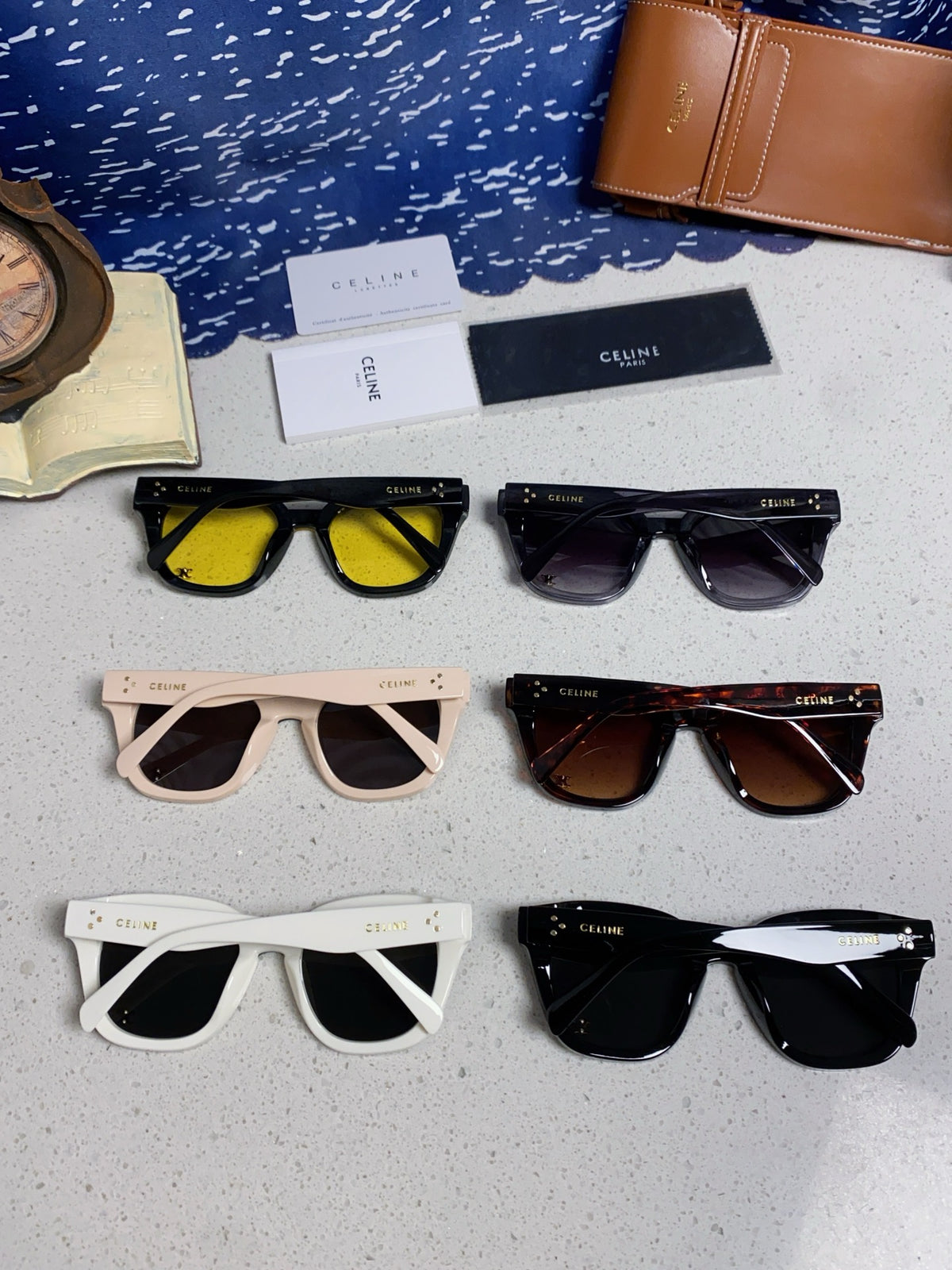 Celine Square Brown Lens Sunglasses for Men & Women - 432017 - detail image 11