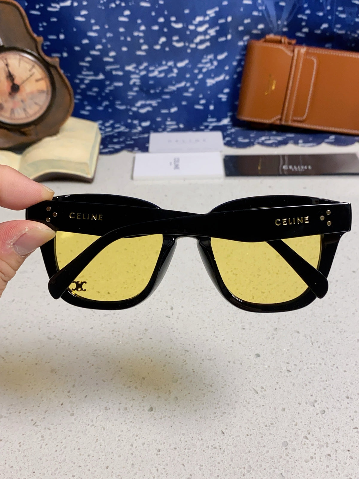 Celine Square Brown Lens Sunglasses for Men & Women - 398870 - detail image 5