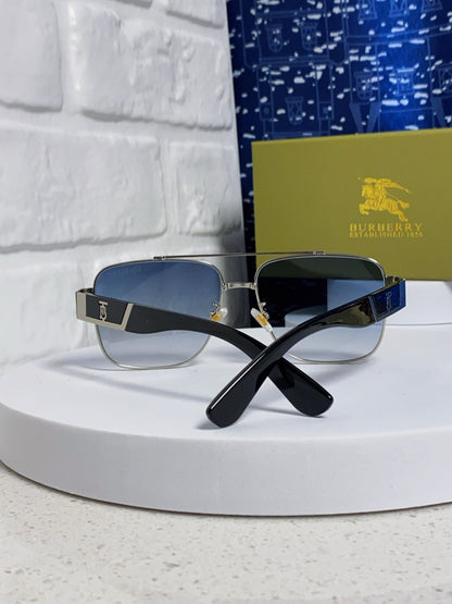 Burberry Metal Square Silver Lens Sunglasses for Men & Women - 449626 - detail image 3