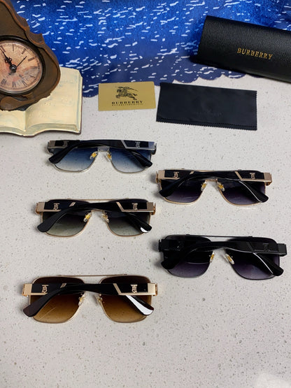 Burberry Metal Square Silver Lens Sunglasses for Men & Women - 449626 - detail image 11