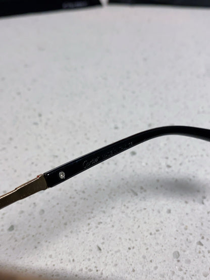 Cartier Lightweight Metal Rimless Brown Lens Sunglasses for Men & Wom - 465796 - detail image 8