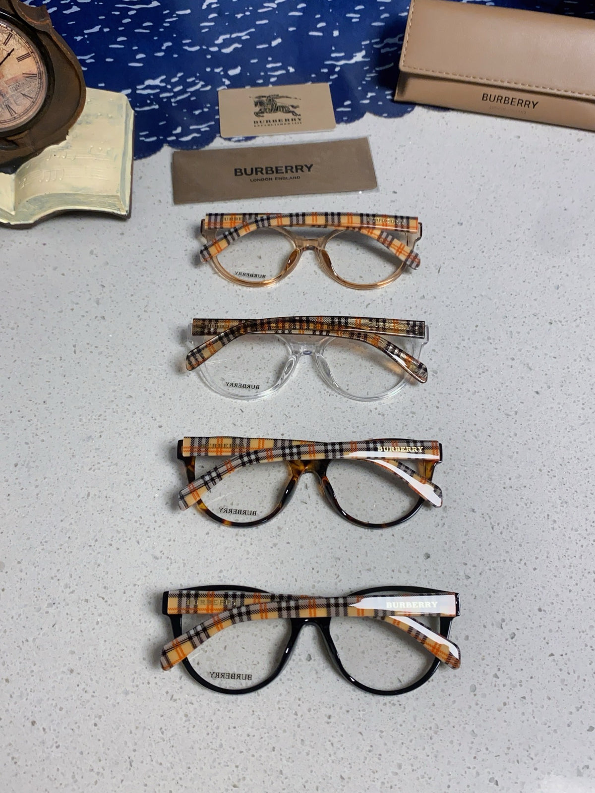 Burberry Blue-Light Fashion Silver Lens Sunglasses for Men & Women - 382875 - detail image 11