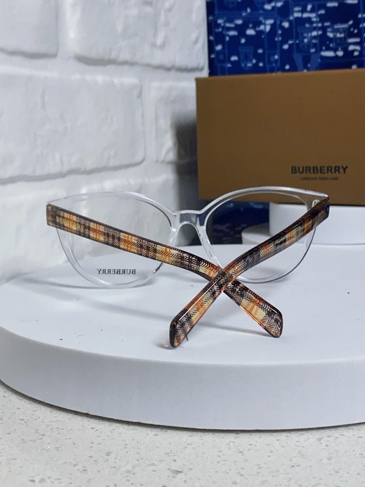 Burberry Blue-Light Fashion Silver Lens Sunglasses for Men & Women - 382876 - detail image 3