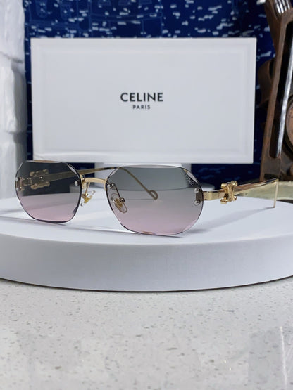Celine Fashion Gray Lens Sunglasses for Men & Women - 398820