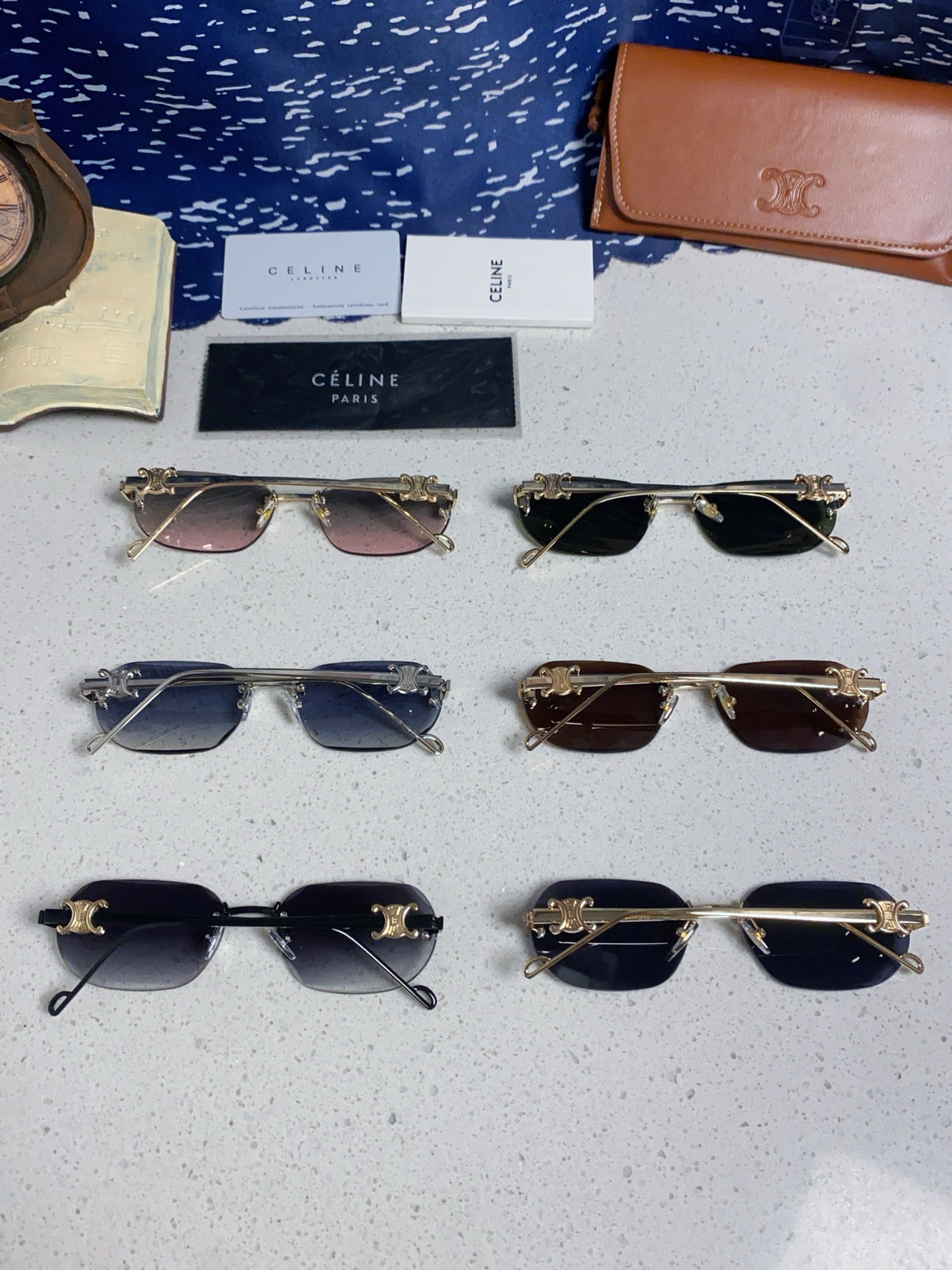 Celine Fashion Gray Lens Sunglasses for Men & Women - 398820 - detail image 11