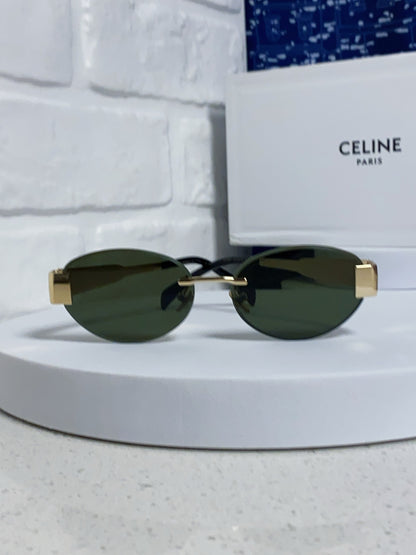 Celine Metal Round Gray Lens Sunglasses for Men & Women - detail image 2