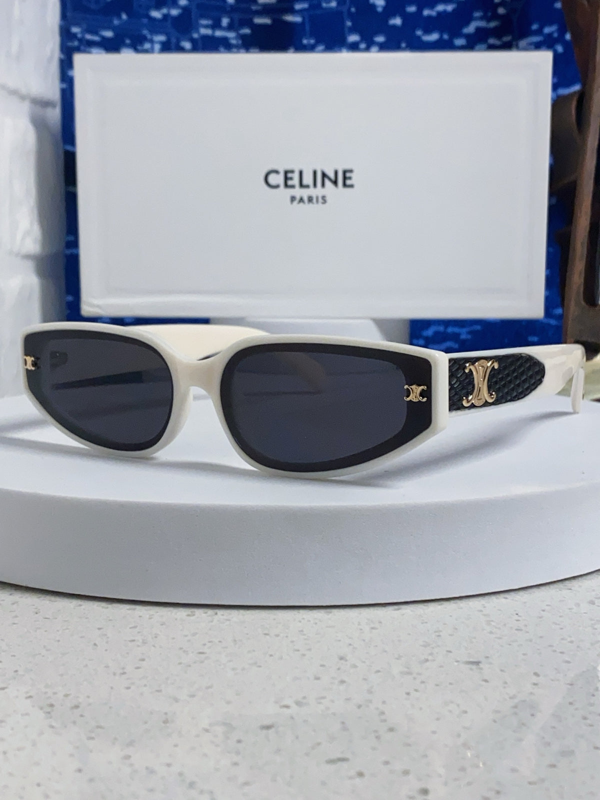 Celine Cat-Eye Gray Lens Sunglasses for Men & Women - 415597