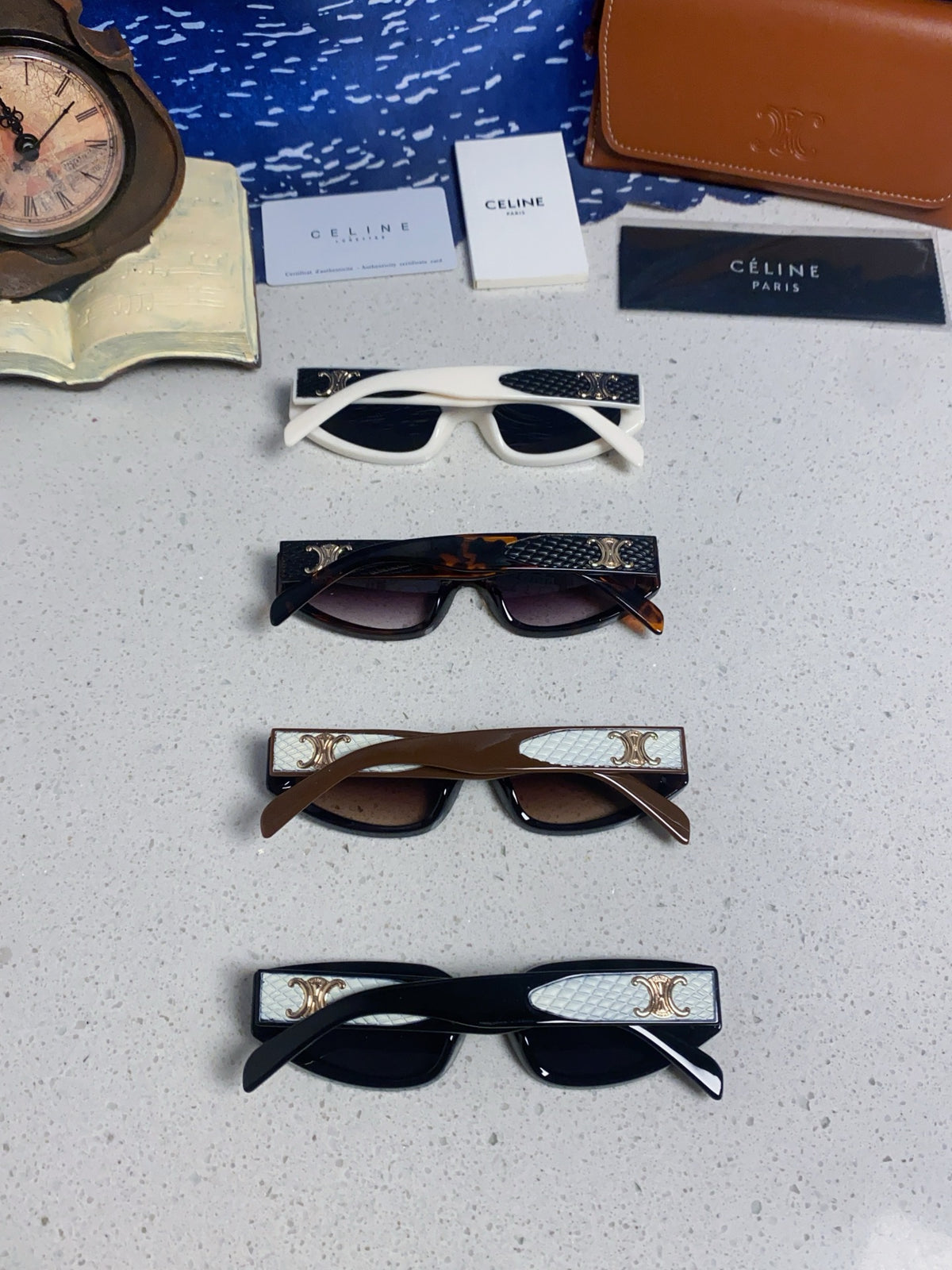 Celine Cat-Eye Gray Lens Sunglasses for Men & Women - 415615 - detail image 10