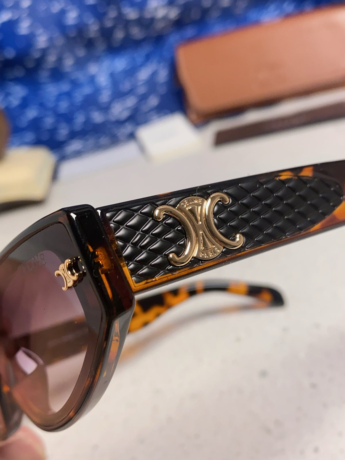 Celine Cat-Eye Gray Lens Sunglasses for Men & Women - 415598 - detail image 7