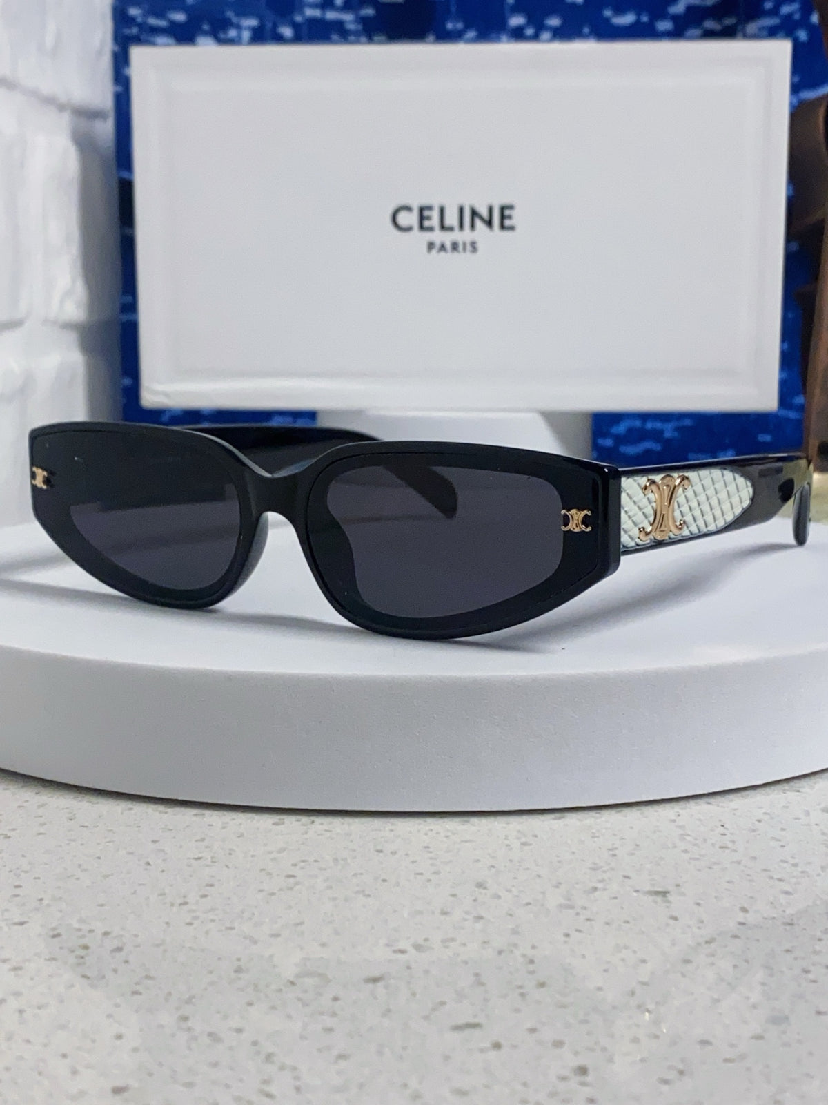 Celine Cat-Eye Silver Lens Sunglasses for Men & Women - 415600