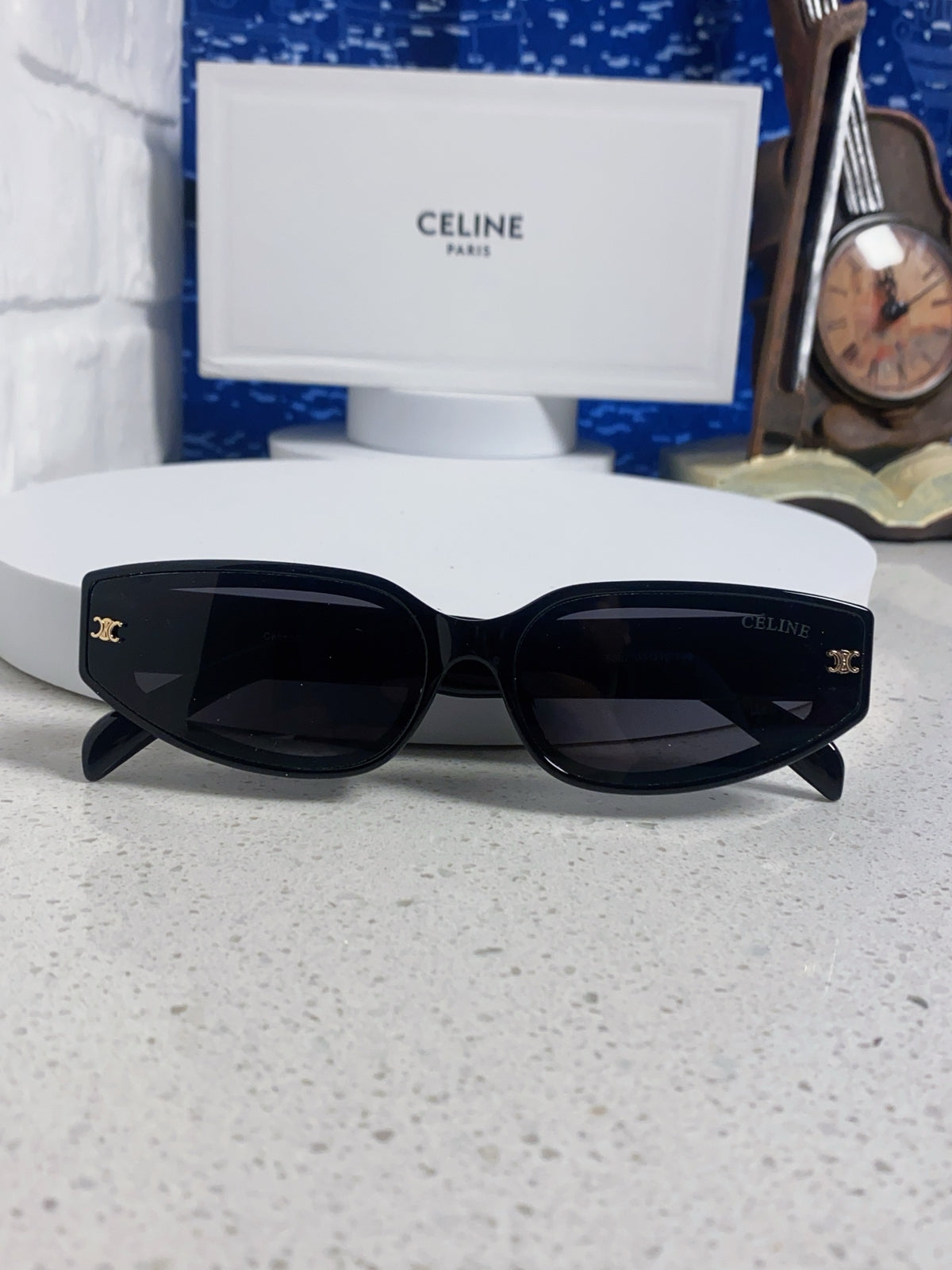 Celine Cat-Eye Silver Lens Sunglasses for Men & Women - 415618 - detail image 9