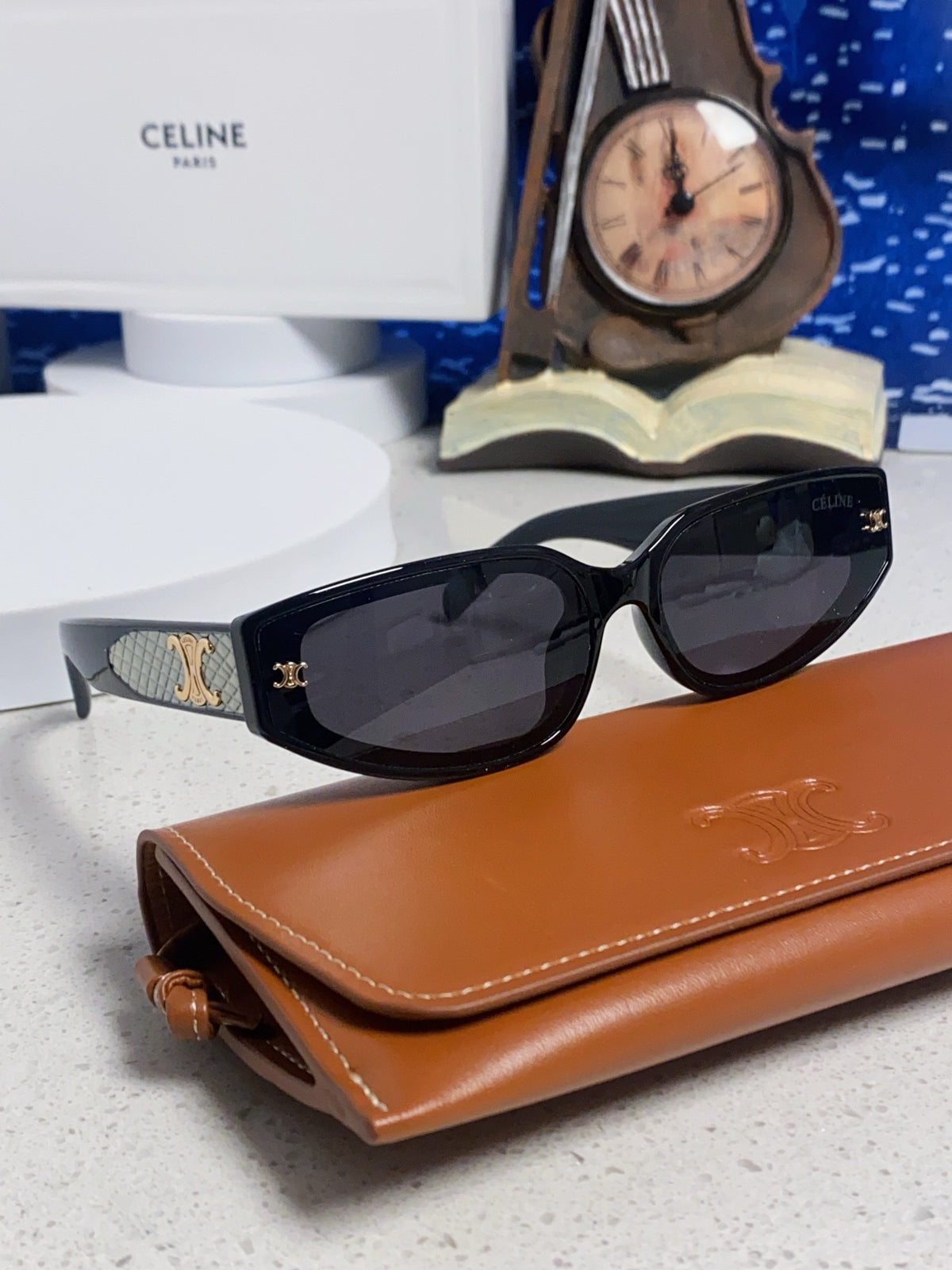 Celine Cat-Eye Silver Lens Sunglasses for Men & Women - 867150 - detail image 10