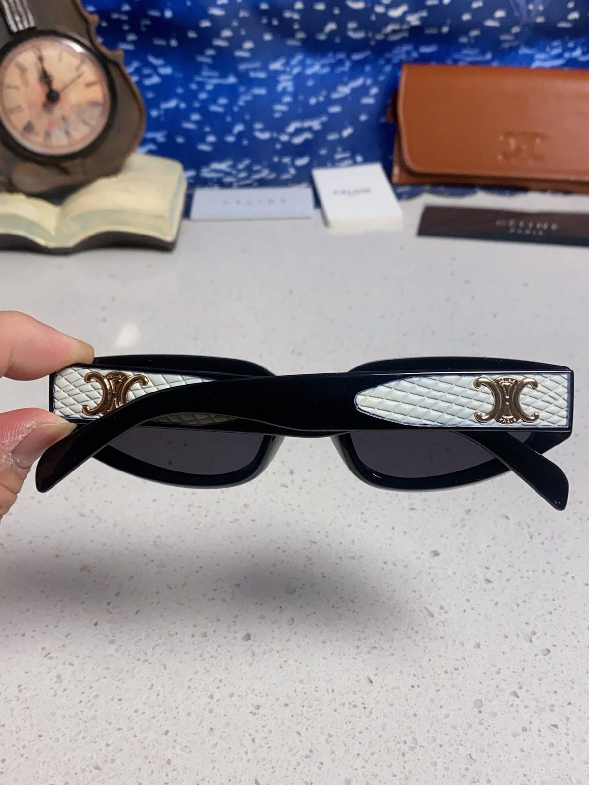 Celine Cat-Eye Silver Lens Sunglasses for Men & Women - 415600 - detail image 5
