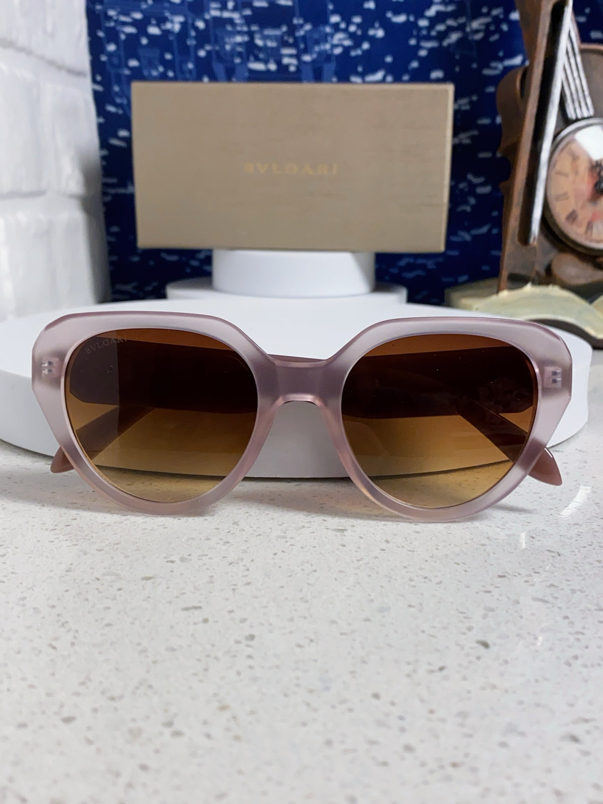 Bottega Veneta Metal Round Brown Lens Sunglasses for Men & Women - 432901 - detail image 8